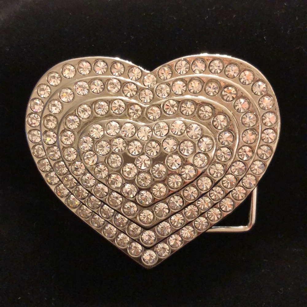 Rhinestone ♥️ Belt Buckle